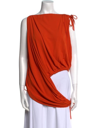 Monse Bateau Neckline Sleeveless Tunic