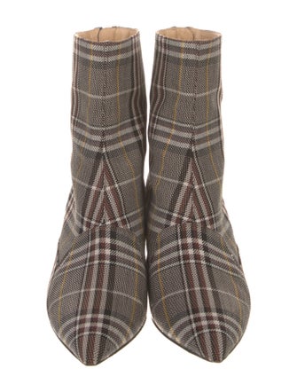 Monse Canvas Printed Sock Boots