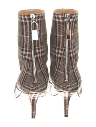 Monse Canvas Printed Sock Boots