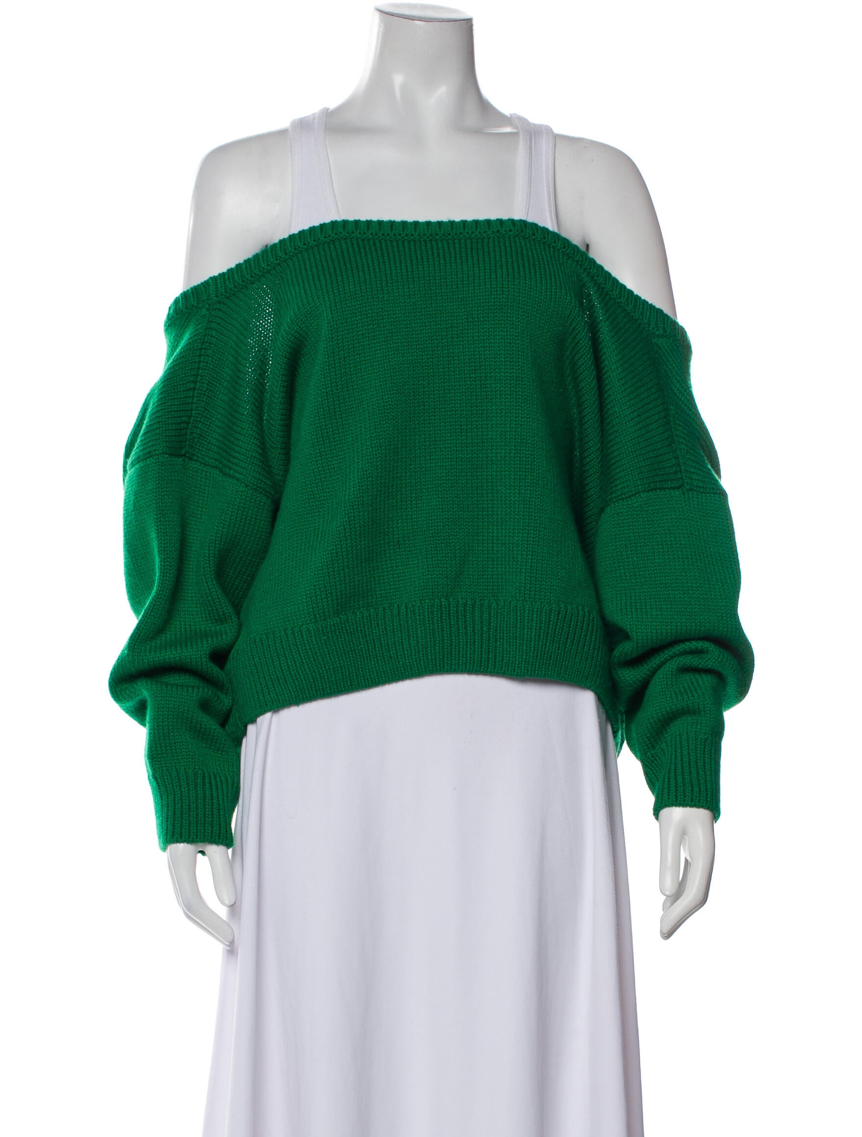 Monse Merino Wool One-Shoulder Sweater