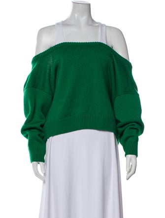 Monse Merino Wool One-Shoulder Sweater