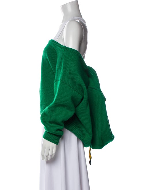 Monse Merino Wool One-Shoulder Sweater