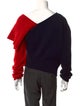 Monse Wool Colorblock Pattern Pullover