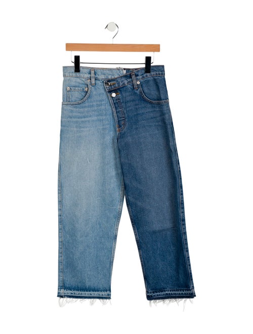 Monse High-Rise Wide Leg Jeans