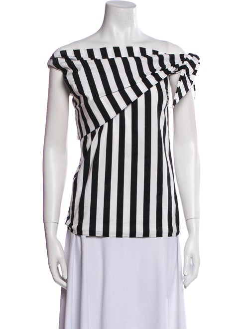 Monse Striped Off-The-Shoulder Top