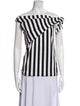 Monse Striped Off-The-Shoulder Top