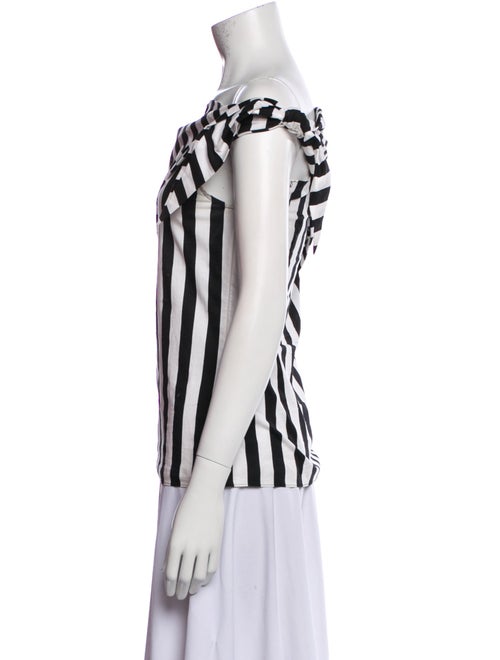 Monse Striped Off-The-Shoulder Top