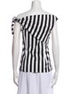 Monse Striped Off-The-Shoulder Top