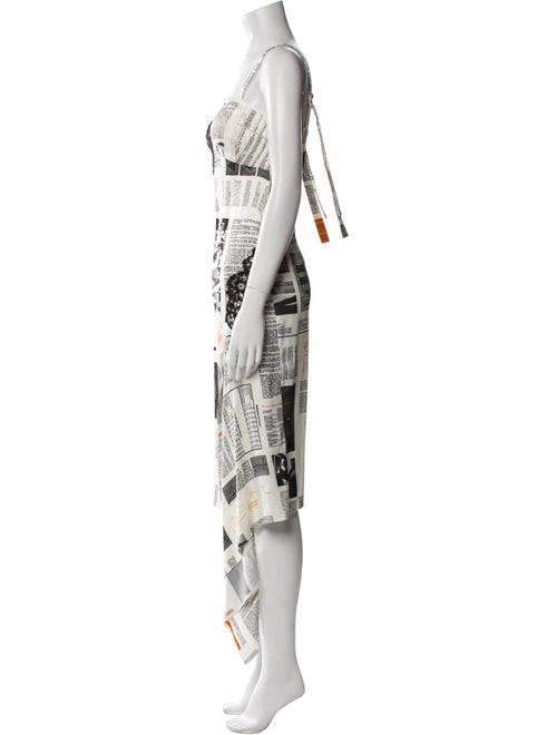 Monse Graphic Print Midi Length Dress