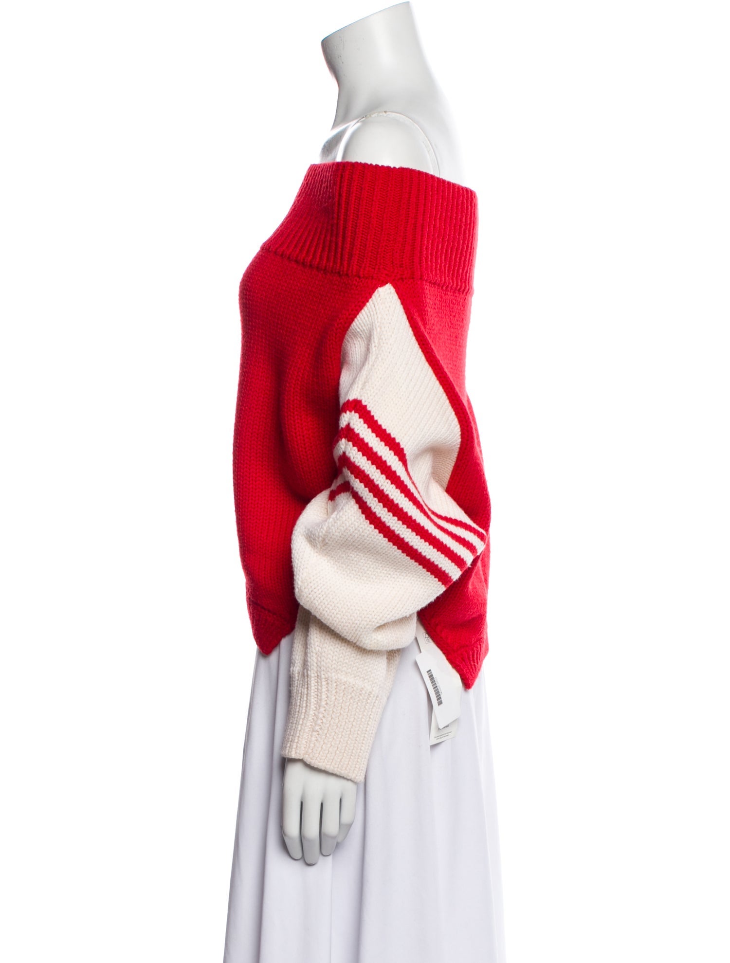 Monse Wool Colorblock Pattern Sweater