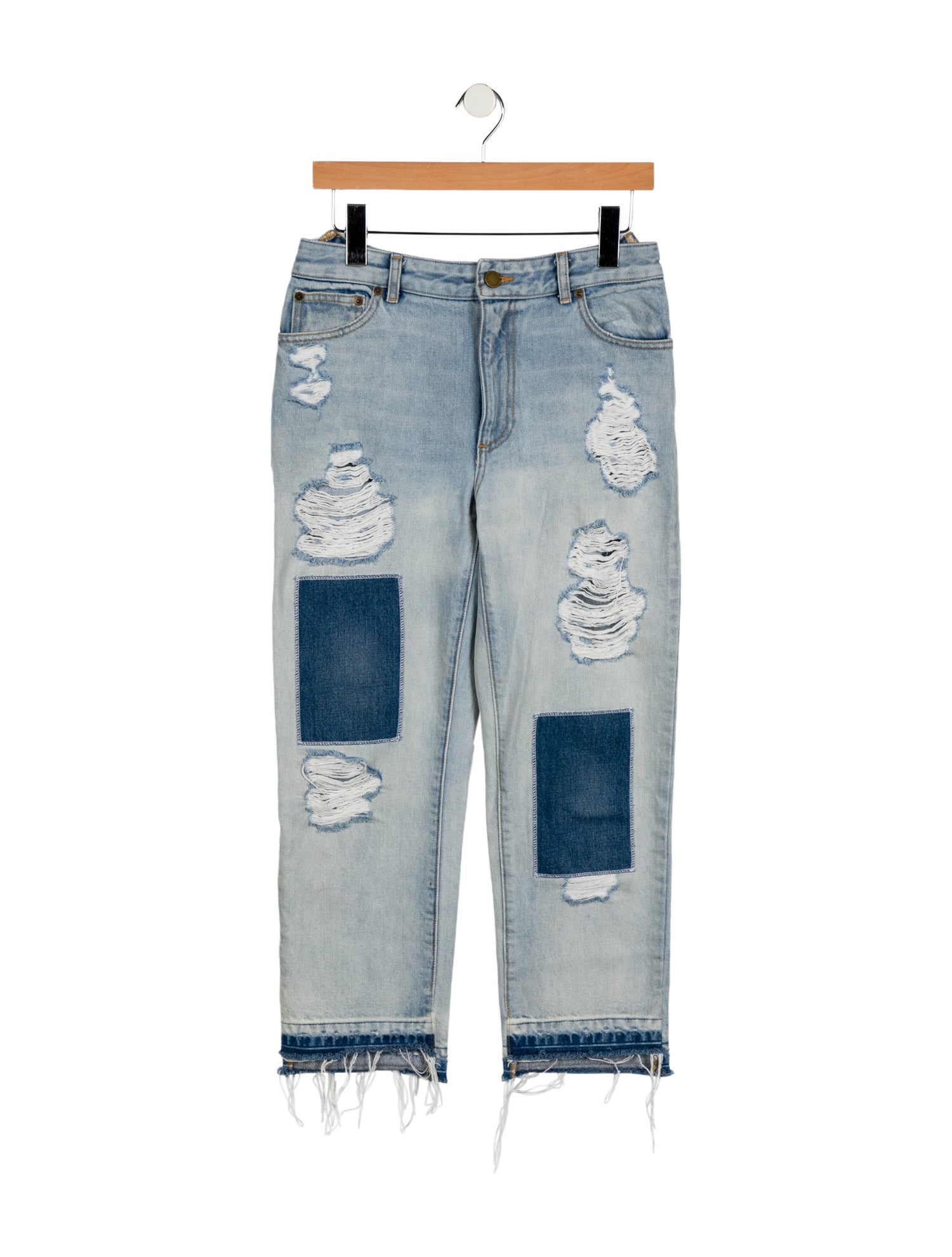 Monse Mid-Rise Straight Leg Jeans