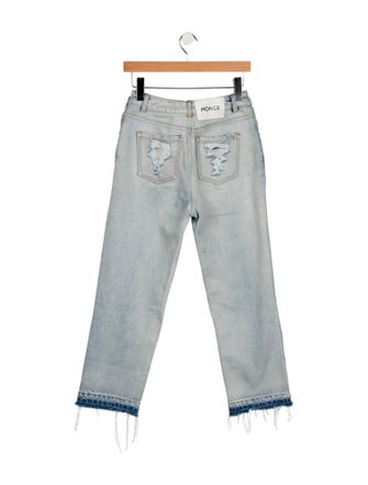 Monse Mid-Rise Straight Leg Jeans
