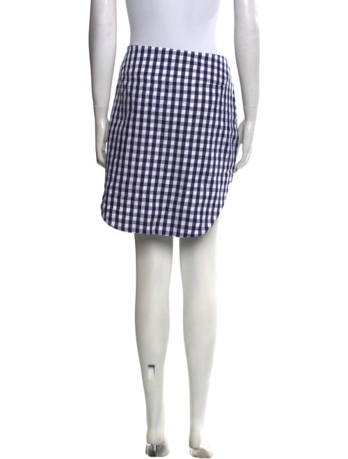 Monse Plaid Print Mini Skirt