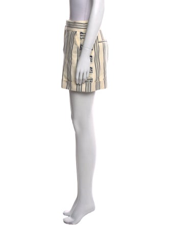 Monse Striped Mini Shorts