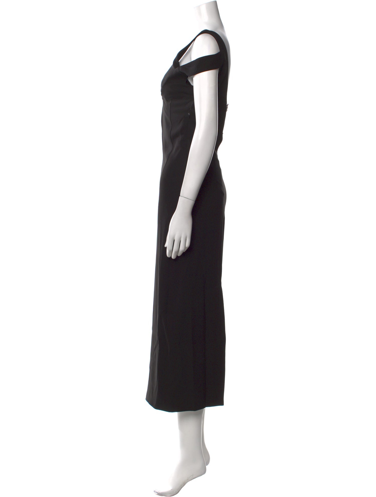 Monse V-Neck Long Dress