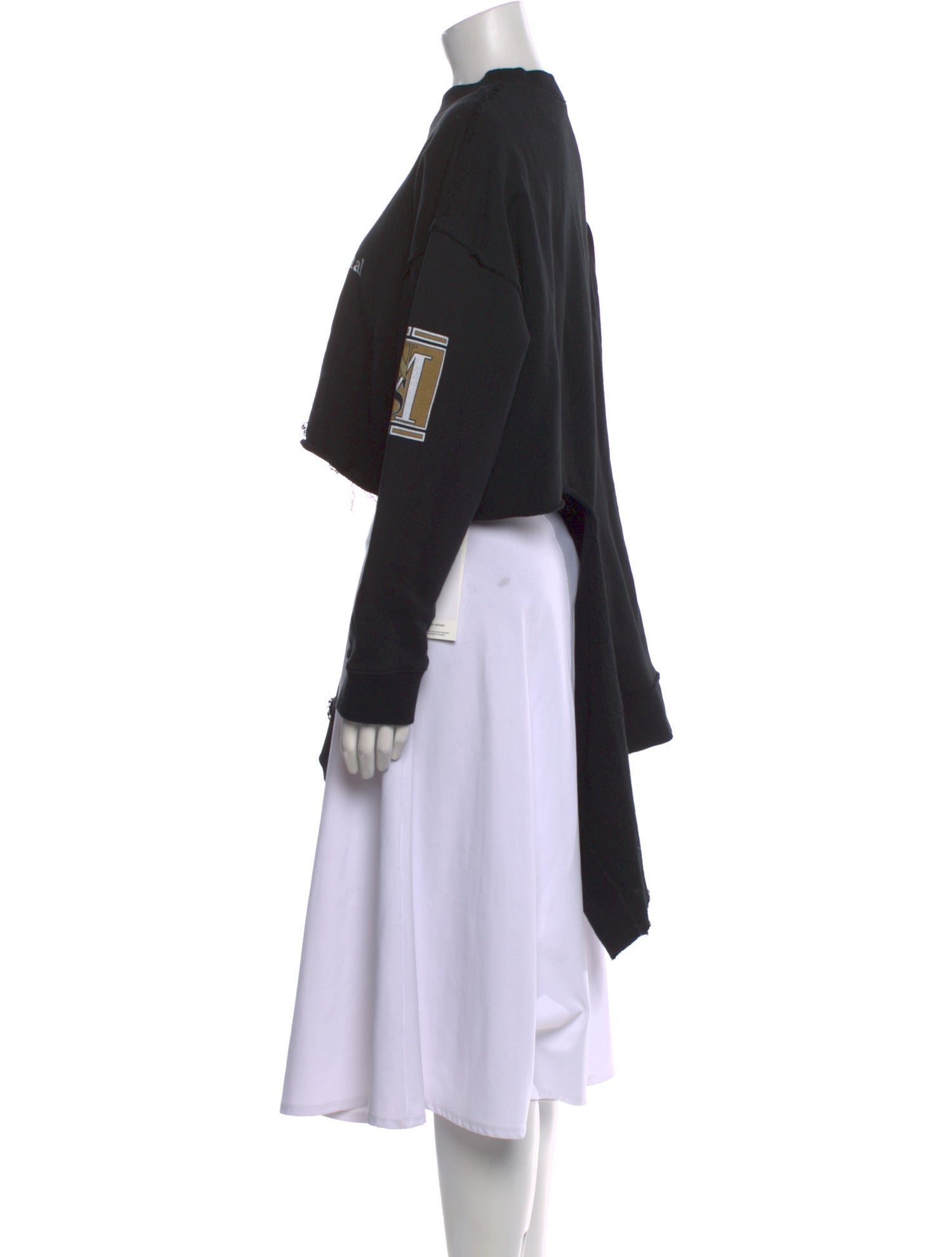 Monse Graphic Print Crew Neck Sweatshirt