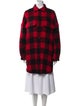 Monse Wool Plaid Print Jacket