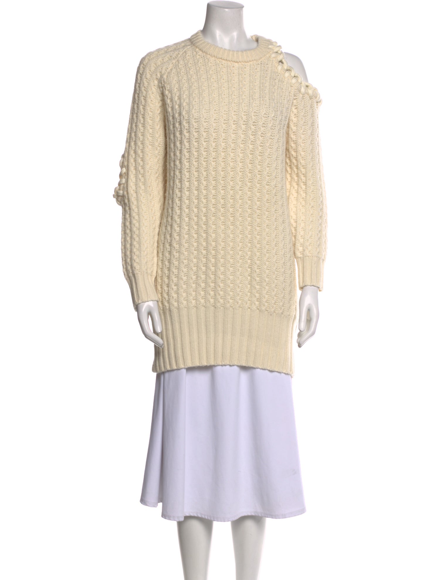 Monse Wool Mock Neck Sweater