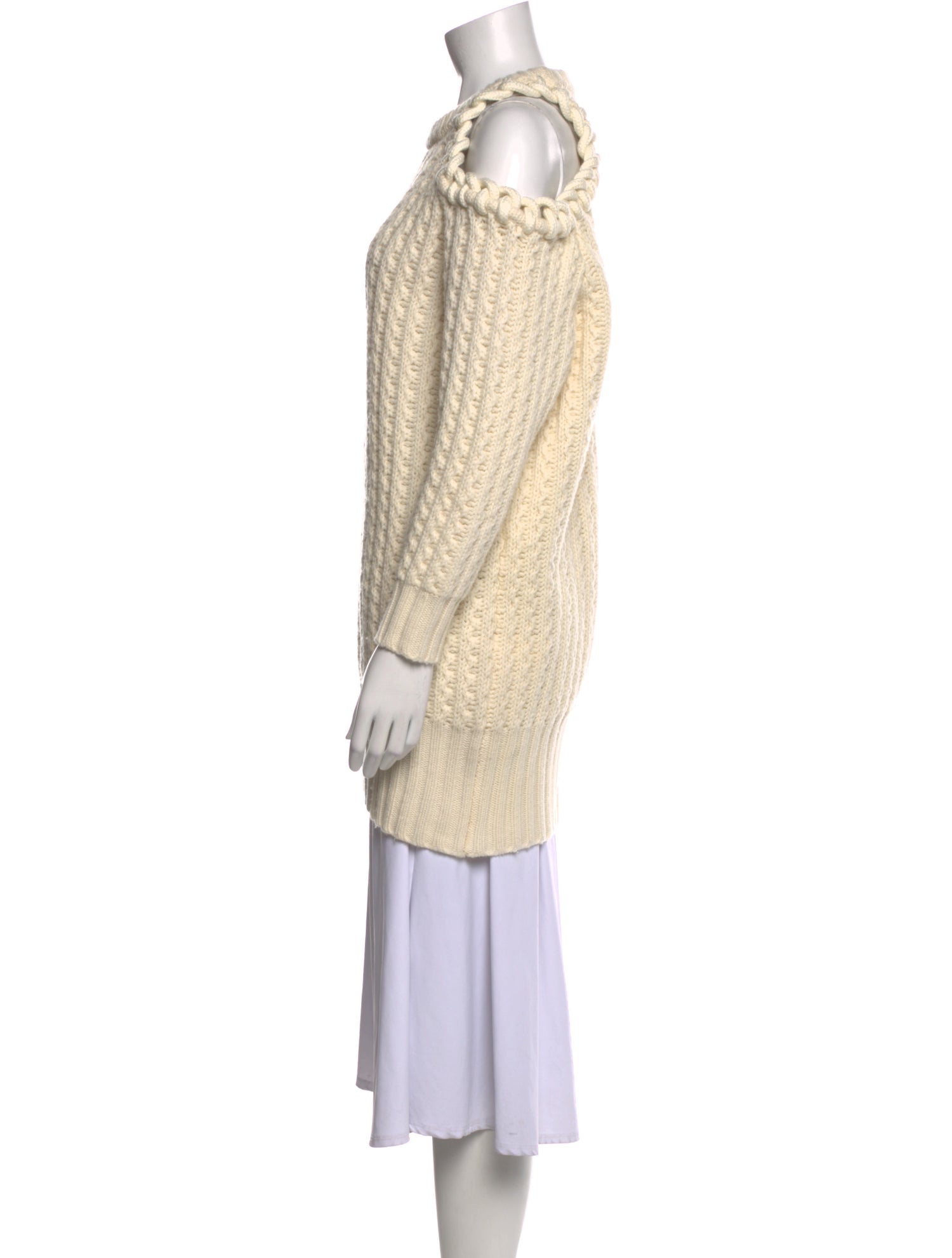 Monse Wool Mock Neck Sweater