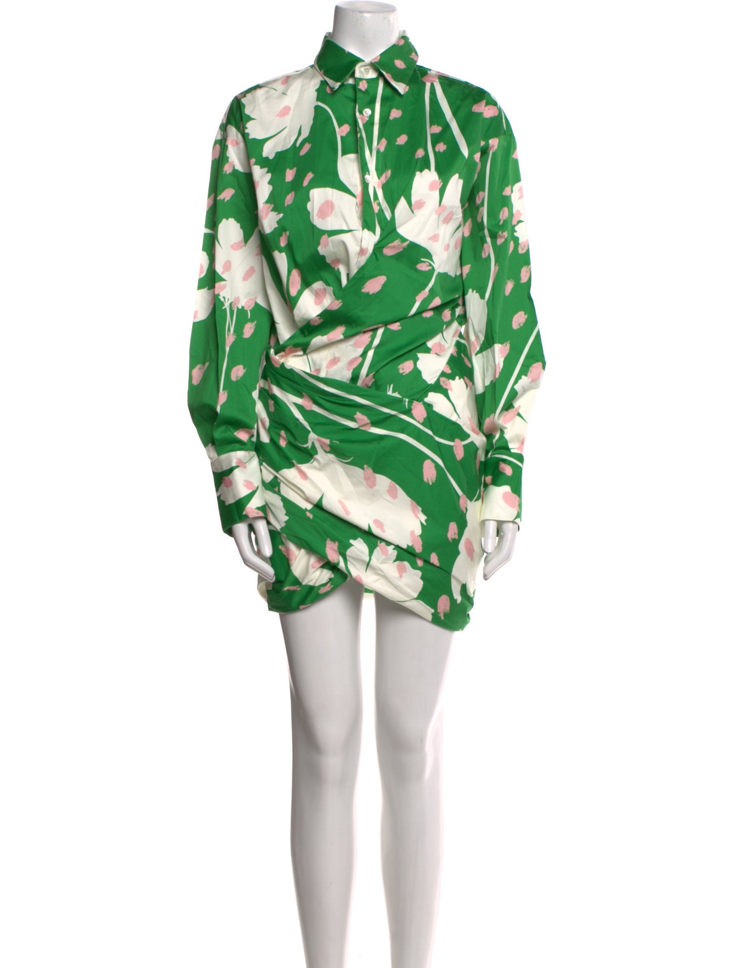 Monse Printed Knee-Length Dress