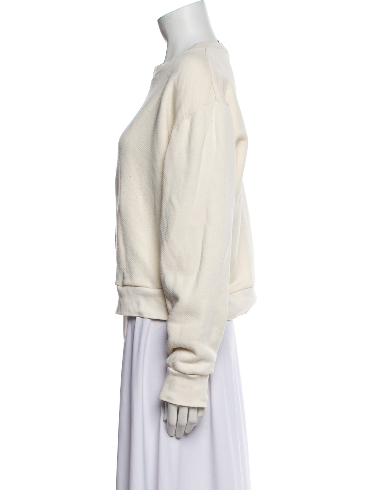 Monse Crew Neck Long Sleeve Sweatshirt