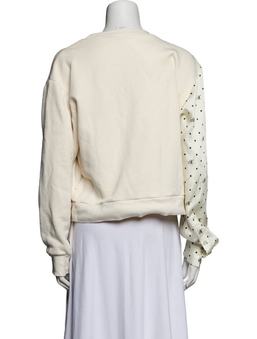 Monse Crew Neck Long Sleeve Sweatshirt