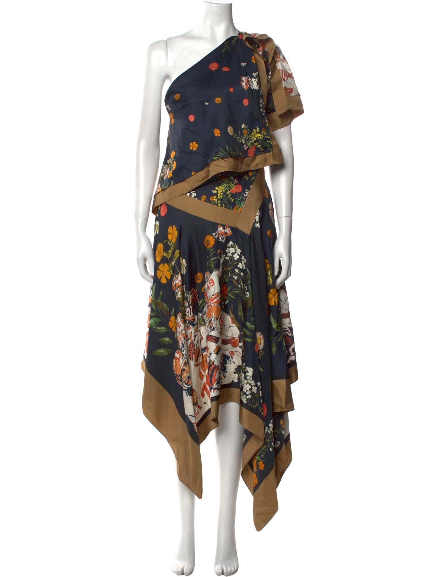 Monse Silk Long Dress