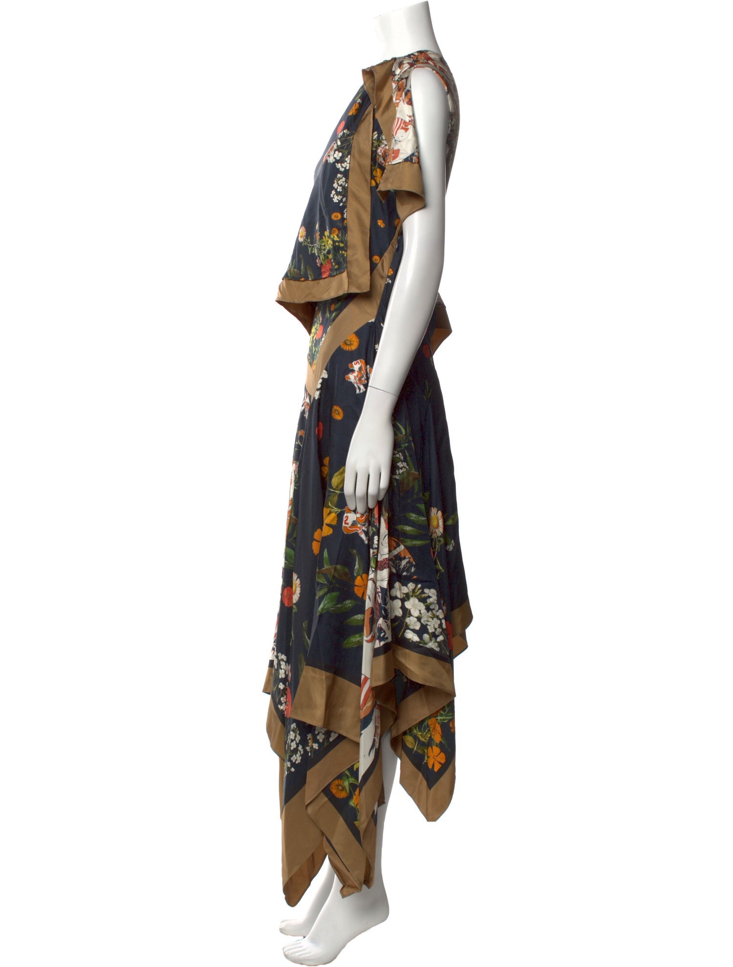 Monse Silk Long Dress