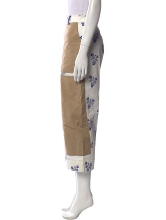 Monse Floral Print Wide Leg Pants