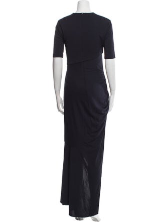 Monse Crew Neck Long Dress