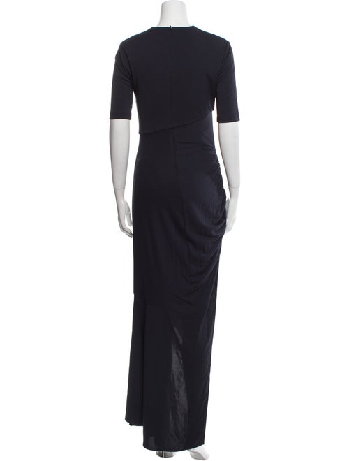 Monse Crew Neck Long Dress