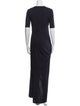 Monse Crew Neck Long Dress