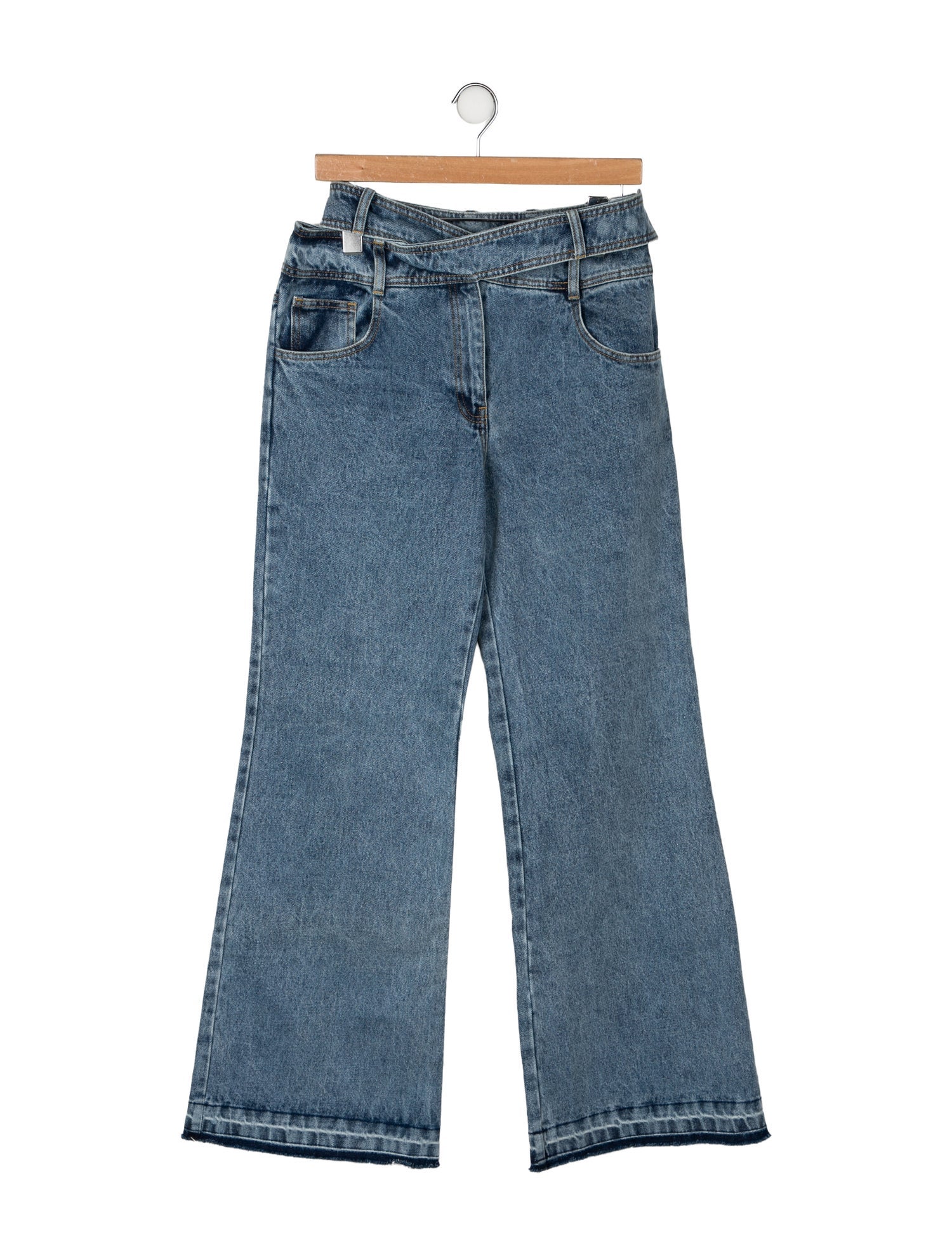 Monse Mid-Rise Wide Leg Jeans