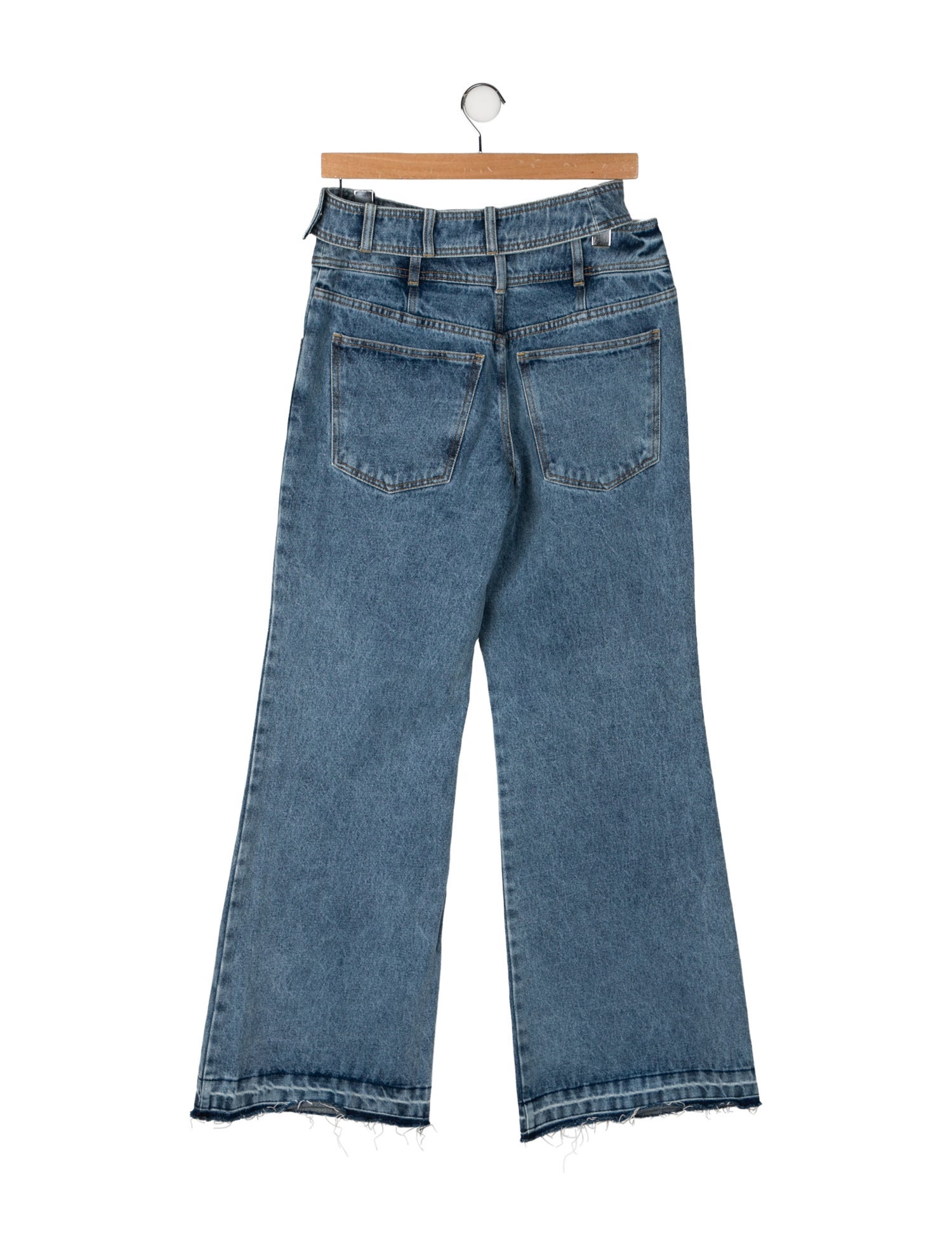 Monse Mid-Rise Wide Leg Jeans