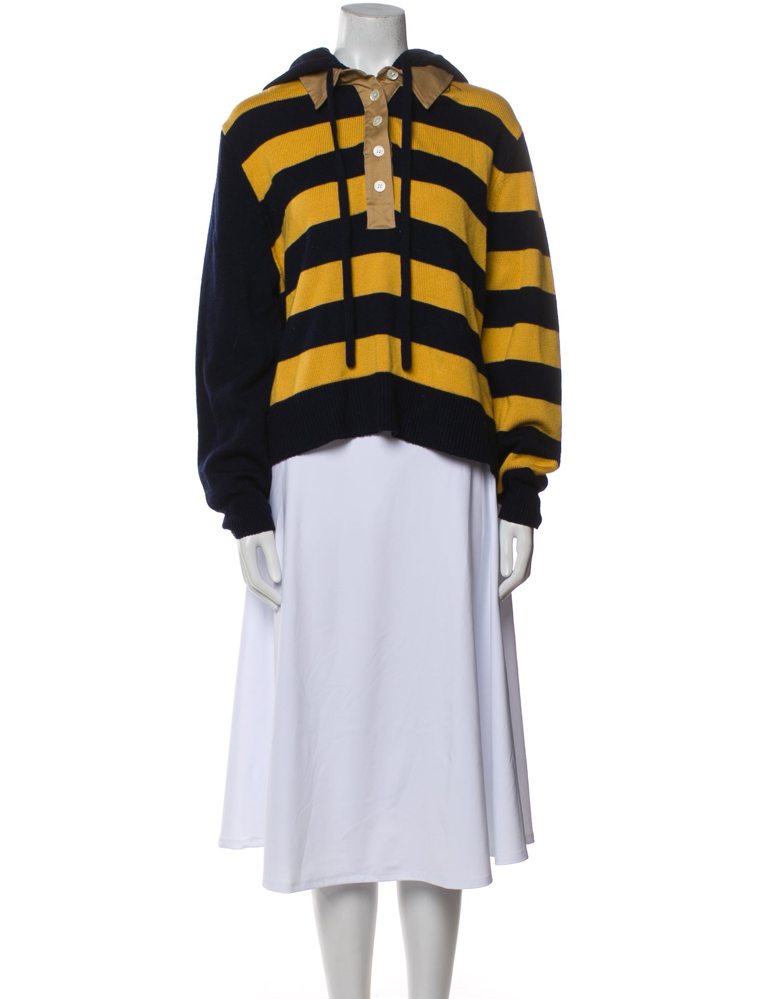 Monse Merino Wool Striped Sweater