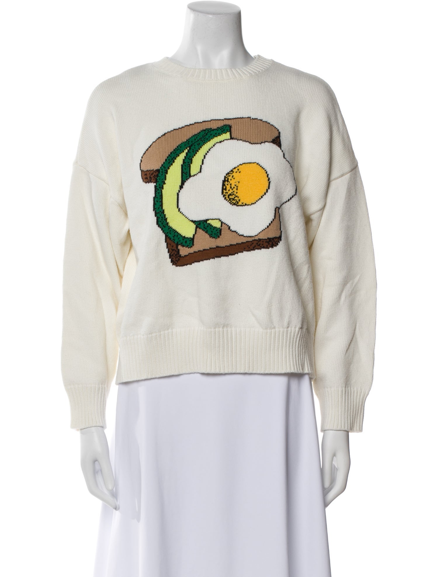 Monse Graphic Print Crew Neck Sweatshirt