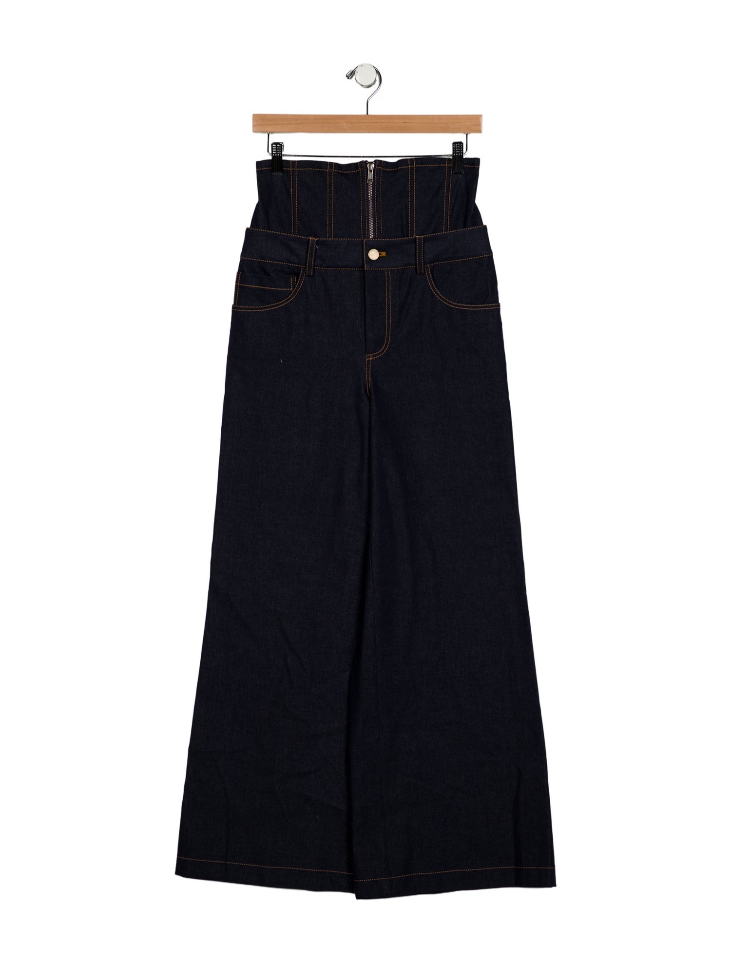 Monse High-Rise Wide Leg Jeans