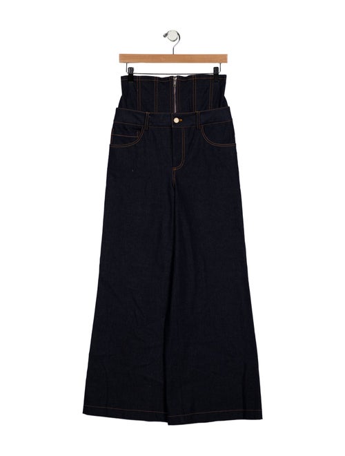Monse High-Rise Wide Leg Jeans