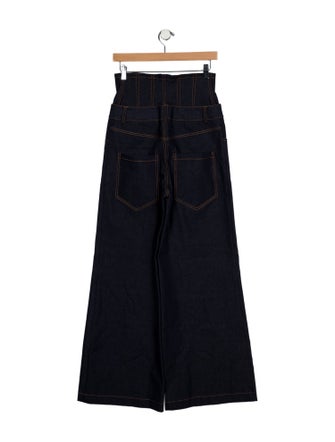 Monse High-Rise Wide Leg Jeans