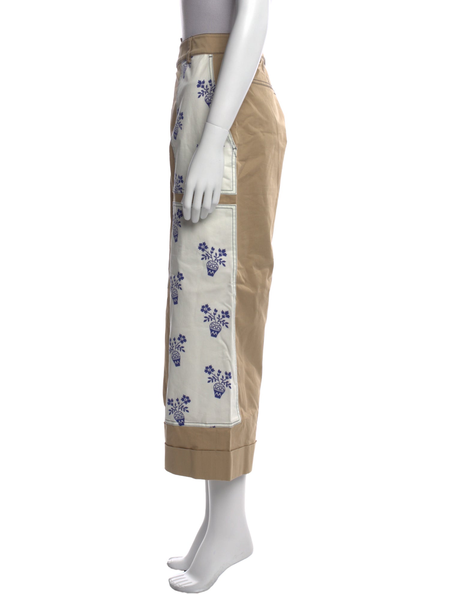 Monse Printed Wide Leg Pants