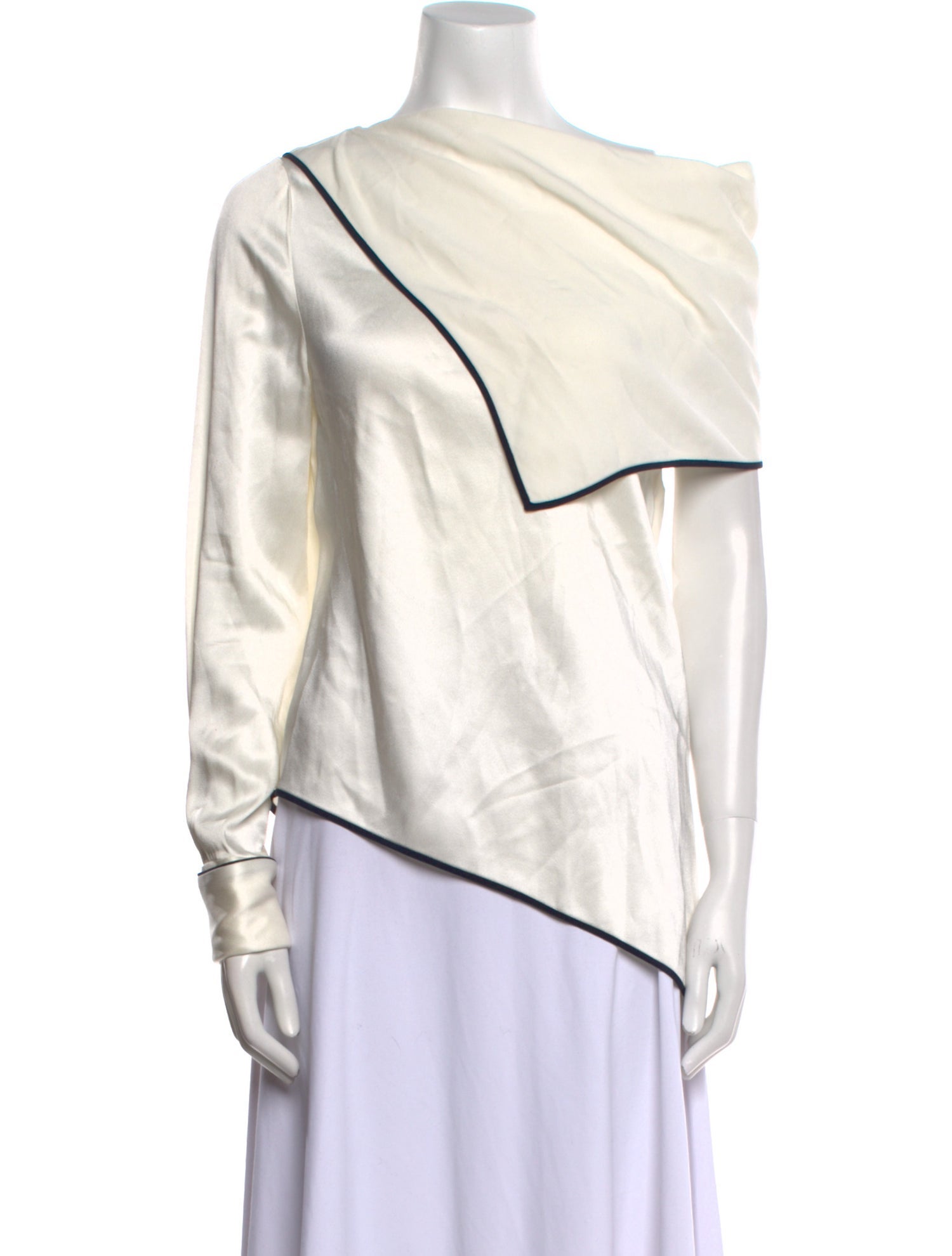 Monse Cowl Neck Long Sleeve Top