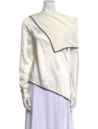 Monse Cowl Neck Long Sleeve Top