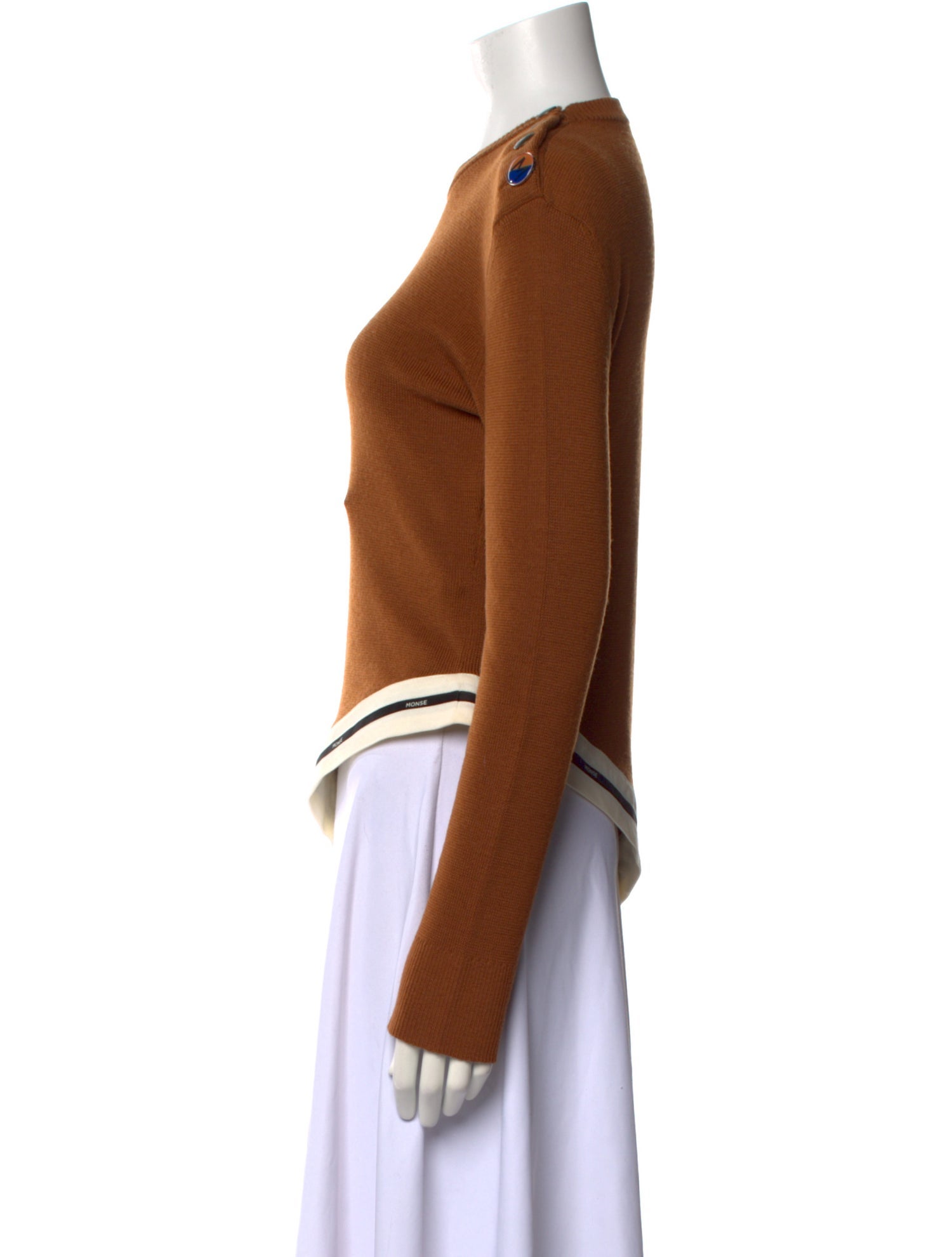 Monse Wool Striped Sweater