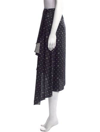 Monse Polka Dot Print Midi Length Skirt