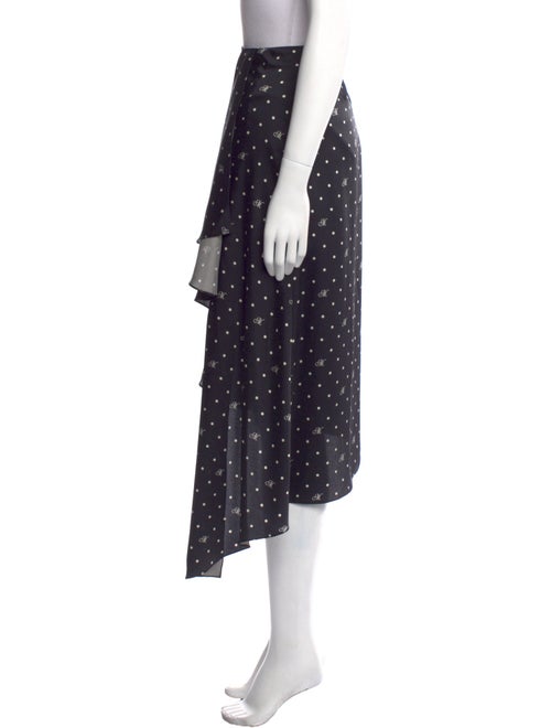 Monse Polka Dot Print Midi Length Skirt
