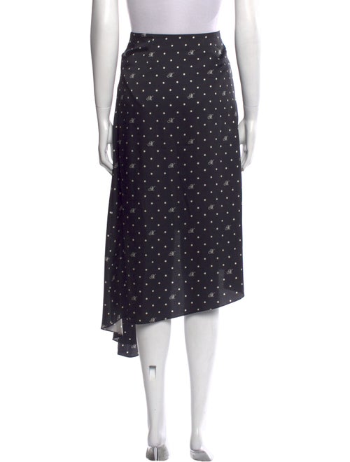 Monse Polka Dot Print Midi Length Skirt
