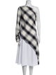 Monse Silk Plaid Print Tunic