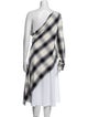 Monse Silk Plaid Print Tunic