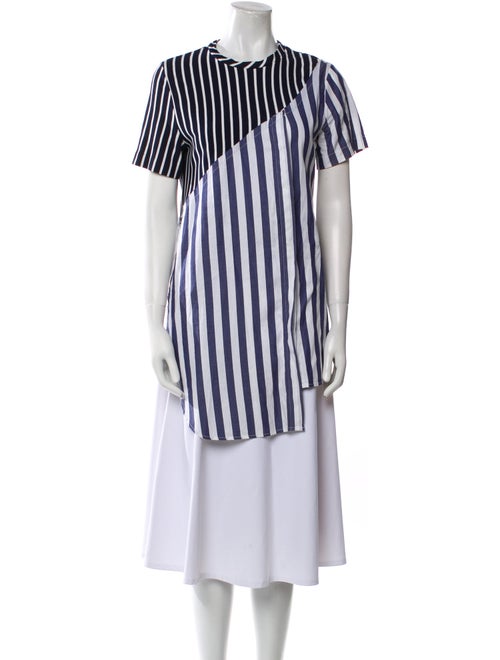 Monse Striped Crew Neck Tunic