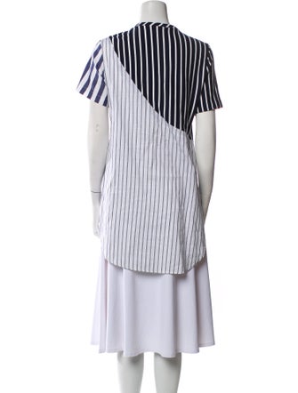 Monse Striped Crew Neck Tunic